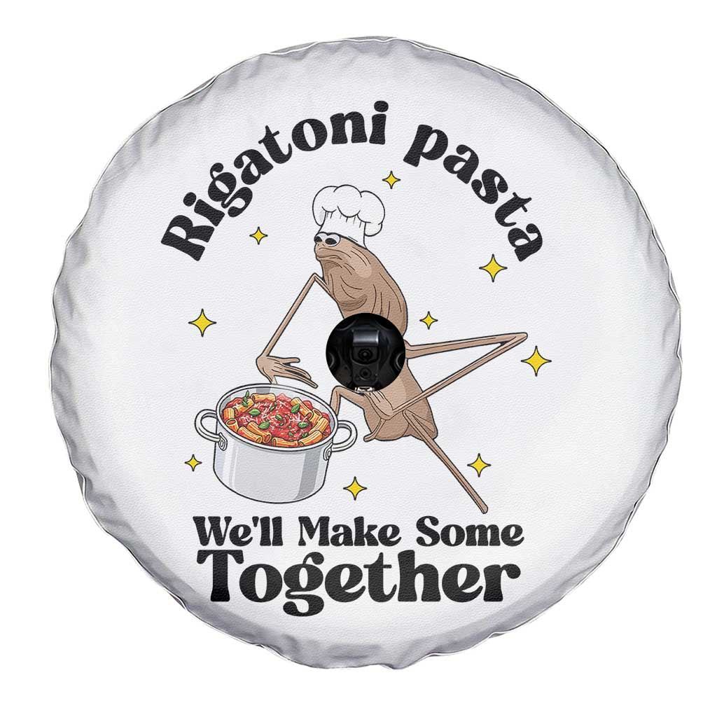 Rigatoni Pasta Chef Marcus The Worm Spare Tire Cover We'll Make Some Together Wholesome Weird Meme - Wonder Print Shop