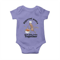 Rigatoni Pasta Chef Marcus The Worm Baby Onesie We'll Make Some Together Wholesome Weird Meme - Wonder Print Shop