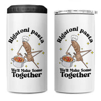 Rigatoni Pasta Chef Marcus The Worm 4 in 1 Can Cooler Tumbler We'll Make Some Together Wholesome Weird Meme - Wonder Print Shop