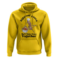 Rigatoni Pasta Chef Marcus The Worm Hoodie We'll Make Some Together Wholesome Weird Meme - Wonder Print Shop