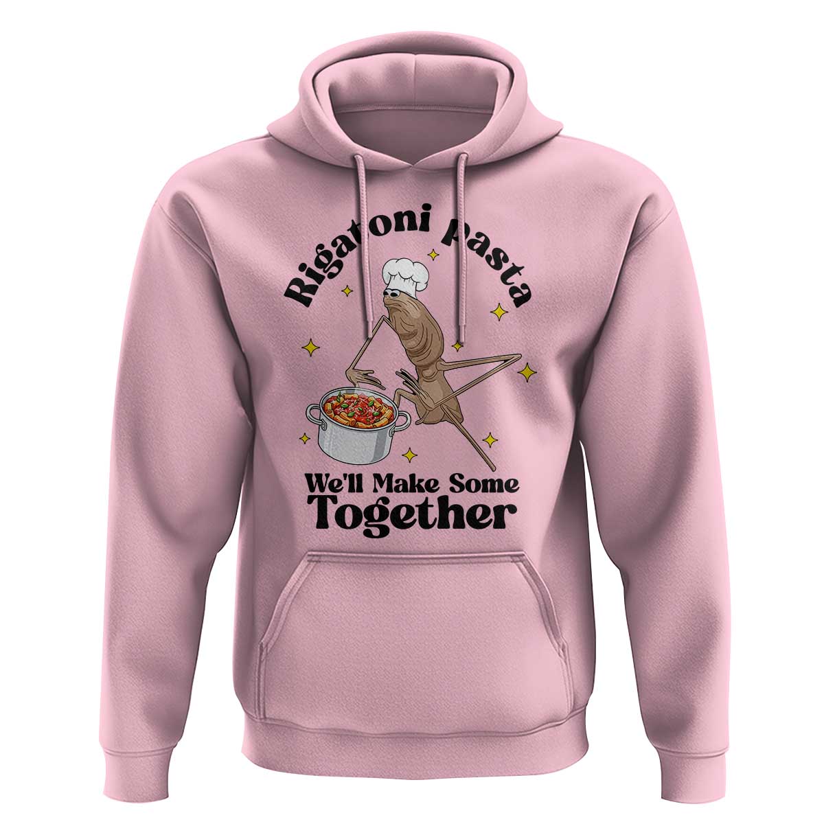 Rigatoni Pasta Chef Marcus The Worm Hoodie We'll Make Some Together Wholesome Weird Meme - Wonder Print Shop