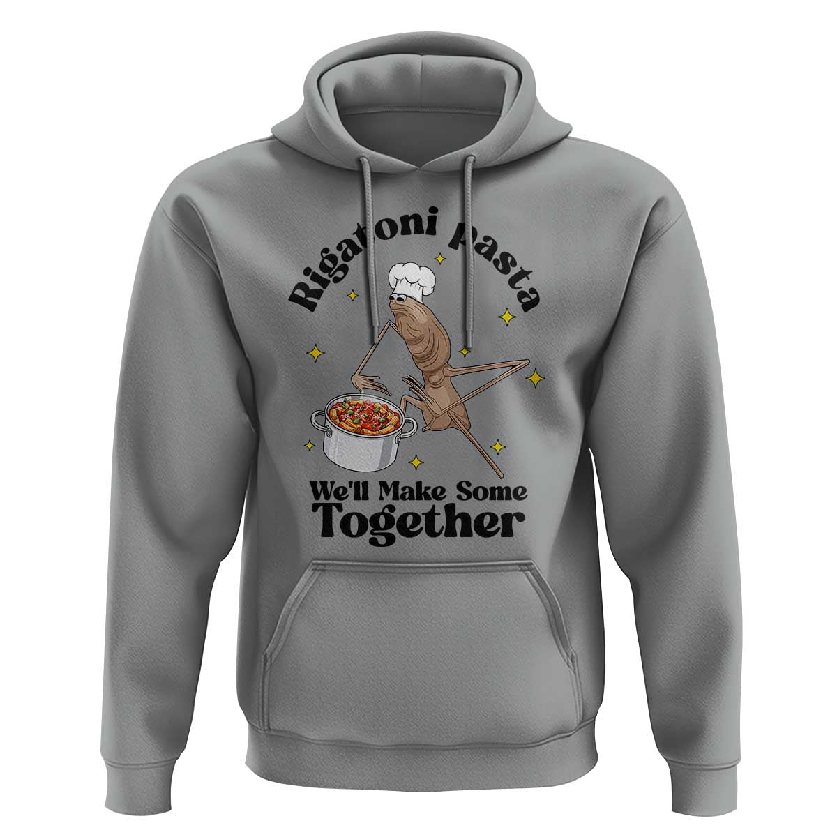 Rigatoni Pasta Chef Marcus The Worm Hoodie We'll Make Some Together Wholesome Weird Meme - Wonder Print Shop