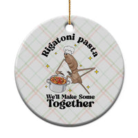 Rigatoni Pasta Chef Marcus The Worm Ceramic Ornament We'll Make Some Together Wholesome Weird Meme - Wonder Print Shop