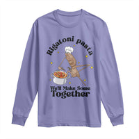 Rigatoni Pasta Chef Marcus The Worm Long Sleeve Shirt We'll Make Some Together Wholesome Weird Meme - Wonder Print Shop