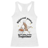 Rigatoni Pasta Chef Marcus The Worm Racerback Tank Top We'll Make Some Together Wholesome Weird Meme - Wonder Print Shop