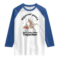 Rigatoni Pasta Chef Marcus The Worm Raglan Shirt We'll Make Some Together Wholesome Weird Meme - Wonder Print Shop