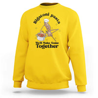 Rigatoni Pasta Chef Marcus The Worm Sweatshirt We'll Make Some Together Wholesome Weird Meme - Wonder Print Shop