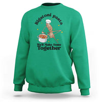 Rigatoni Pasta Chef Marcus The Worm Sweatshirt We'll Make Some Together Wholesome Weird Meme - Wonder Print Shop