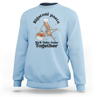 Rigatoni Pasta Chef Marcus The Worm Sweatshirt We'll Make Some Together Wholesome Weird Meme - Wonder Print Shop