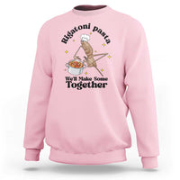 Rigatoni Pasta Chef Marcus The Worm Sweatshirt We'll Make Some Together Wholesome Weird Meme - Wonder Print Shop