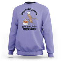 Rigatoni Pasta Chef Marcus The Worm Sweatshirt We'll Make Some Together Wholesome Weird Meme - Wonder Print Shop