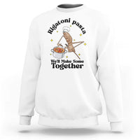 Rigatoni Pasta Chef Marcus The Worm Sweatshirt We'll Make Some Together Wholesome Weird Meme - Wonder Print Shop