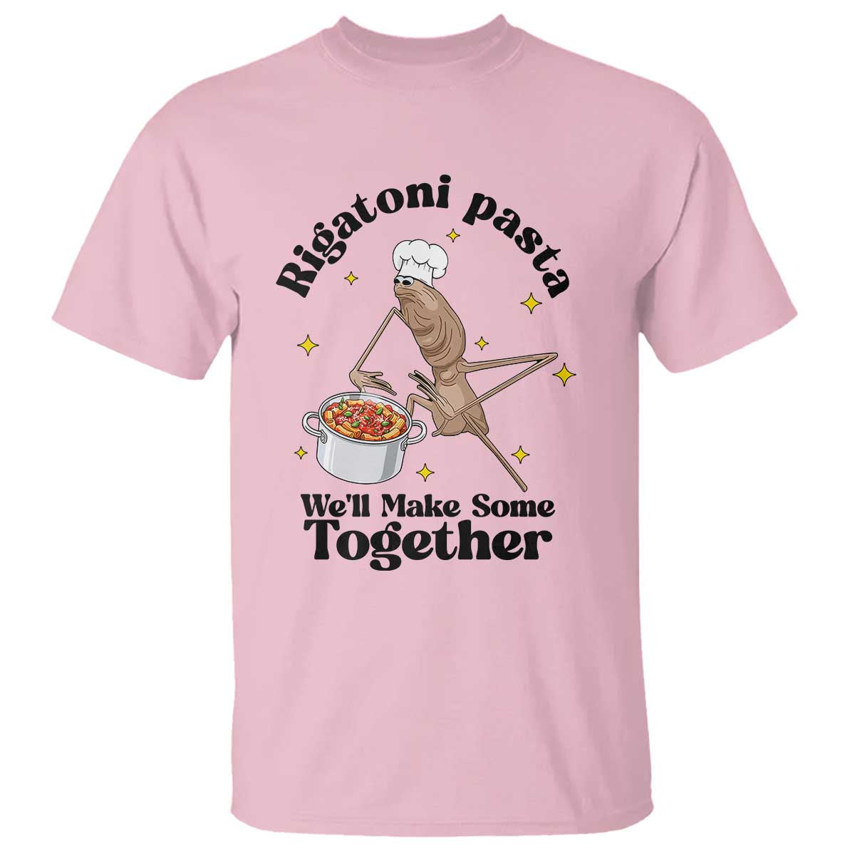 Rigatoni Pasta Chef Marcus The Worm T Shirt We'll Make Some Together Wholesome Weird Meme - Wonder Print Shop