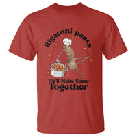 Rigatoni Pasta Chef Marcus The Worm T Shirt We'll Make Some Together Wholesome Weird Meme - Wonder Print Shop