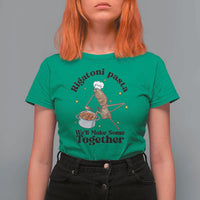Rigatoni Pasta Chef Marcus The Worm T Shirt For Women We'll Make Some Together Wholesome Weird Meme - Wonder Print Shop