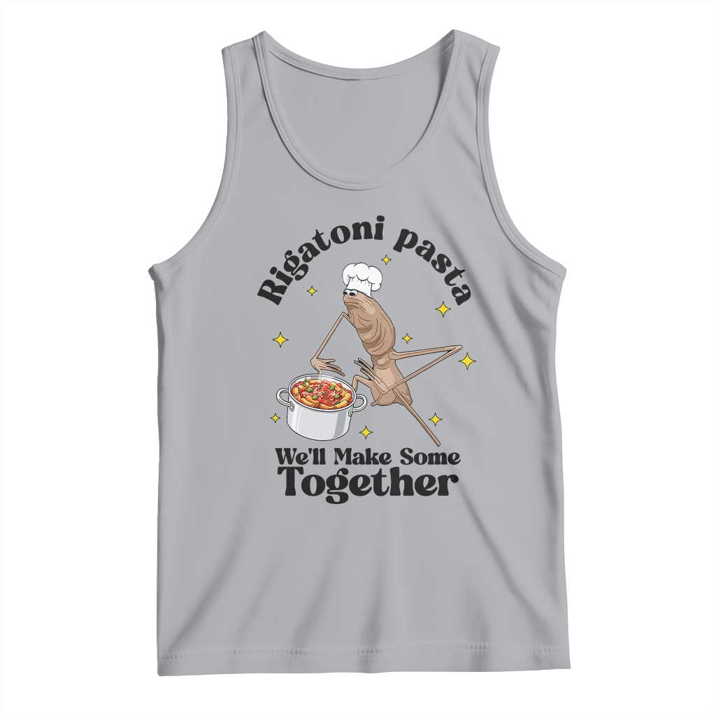Rigatoni Pasta Chef Marcus The Worm Tank Top We'll Make Some Together Wholesome Weird Meme - Wonder Print Shop