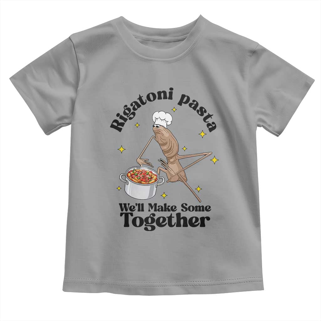 Rigatoni Pasta Chef Marcus The Worm Toddler T Shirt We'll Make Some Together Wholesome Weird Meme - Wonder Print Shop