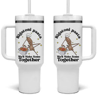 Rigatoni Pasta Chef Marcus The Worm Tumbler With Handle We'll Make Some Together Wholesome Weird Meme - Wonder Print Shop