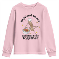 Rigatoni Pasta Chef Marcus The Worm Youth Sweatshirt We'll Make Some Together Wholesome Weird Meme - Wonder Print Shop