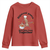 Rigatoni Pasta Chef Marcus The Worm Youth Sweatshirt We'll Make Some Together Wholesome Weird Meme - Wonder Print Shop