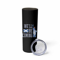 We'll Be Coming Scotland to USA Skinny Tumbler Scottish Fans Statue of Liberty - Wonder Print Shop