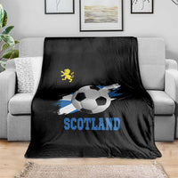 Scotland Soccer Flag Throw Blanket Scottish Football Fans Pride - Wonder Print Shop