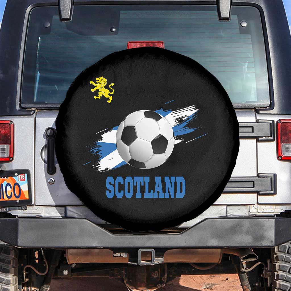 Scotland Soccer Flag Spare Tire Cover Scottish Football Fans Pride - Wonder Print Shop