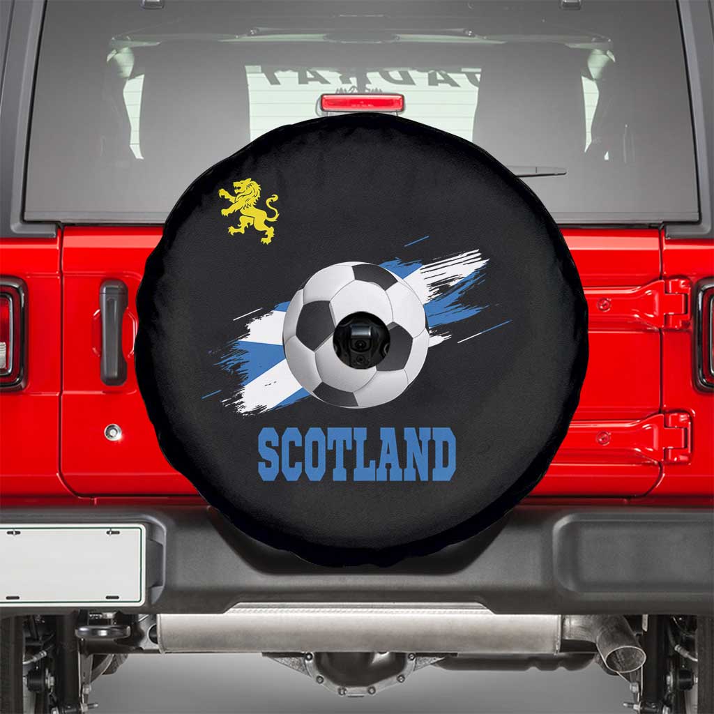 Scotland Soccer Flag Spare Tire Cover Scottish Football Fans Pride - Wonder Print Shop
