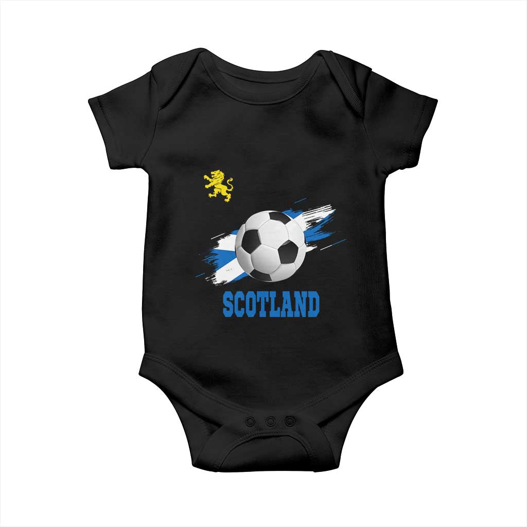 Scotland Soccer Flag Baby Onesie Scottish Football Fans Pride - Wonder Print Shop