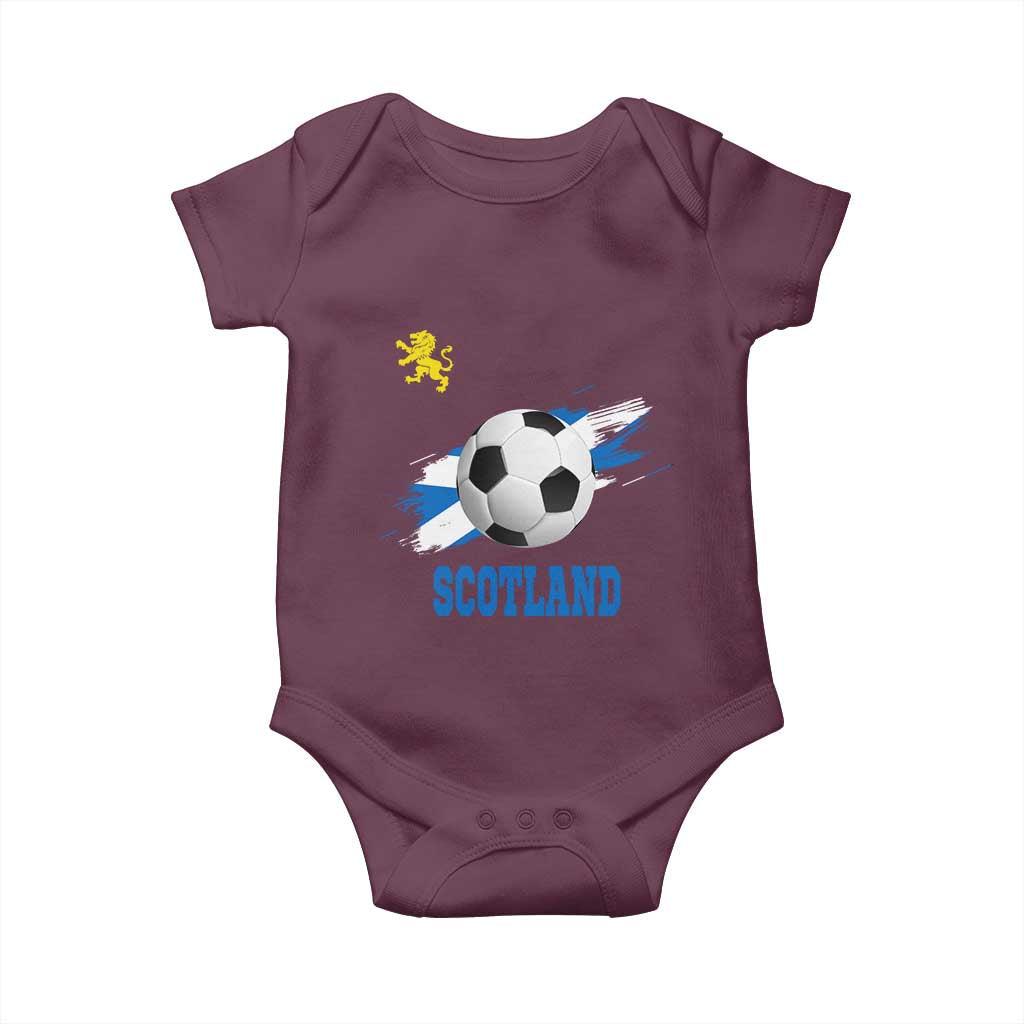 Scotland Soccer Flag Baby Onesie Scottish Football Fans Pride - Wonder Print Shop
