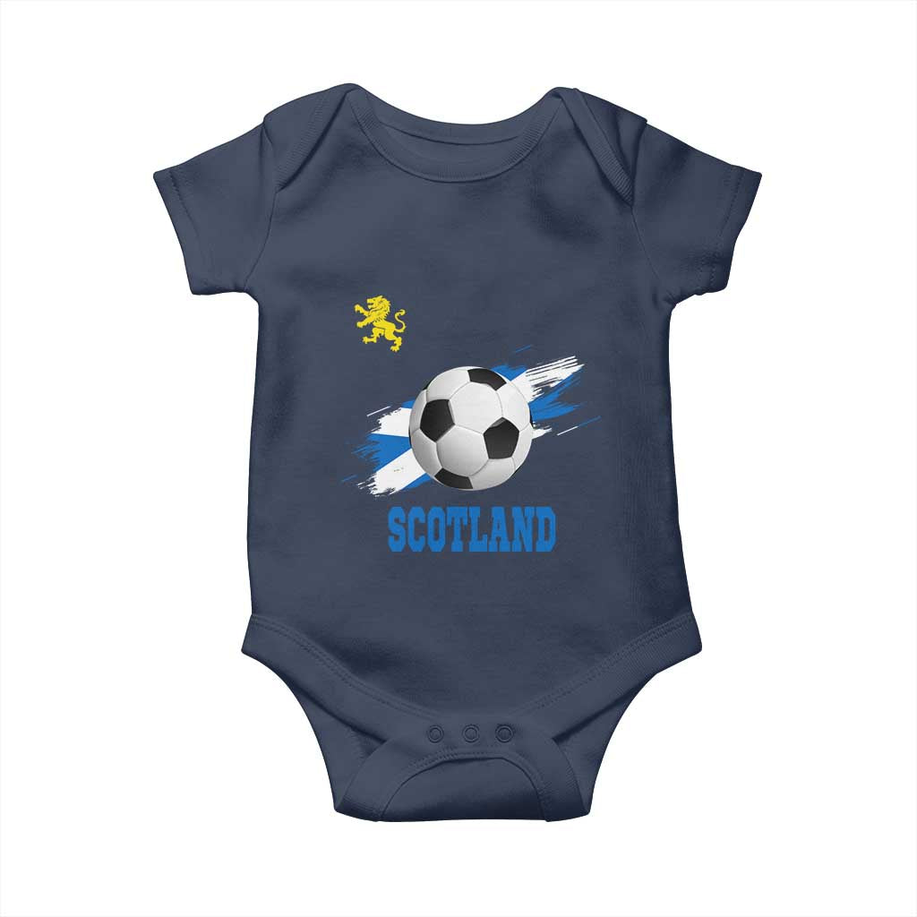 Scotland Soccer Flag Baby Onesie Scottish Football Fans Pride - Wonder Print Shop