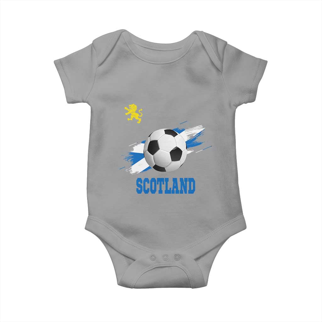 Scotland Soccer Flag Baby Onesie Scottish Football Fans Pride - Wonder Print Shop