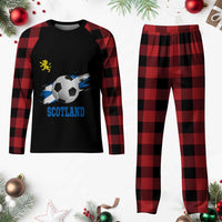 Scotland Soccer Flag Plaid Pajama Set Scottish Football Fans Pride - Wonder Print Shop