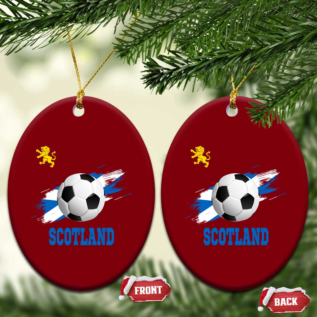 Scotland Soccer Flag Ceramic Ornament Scottish Football Fans Pride - Wonder Print Shop