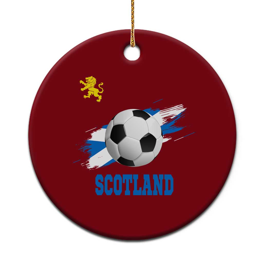 Scotland Soccer Flag Ceramic Ornament Scottish Football Fans Pride - Wonder Print Shop