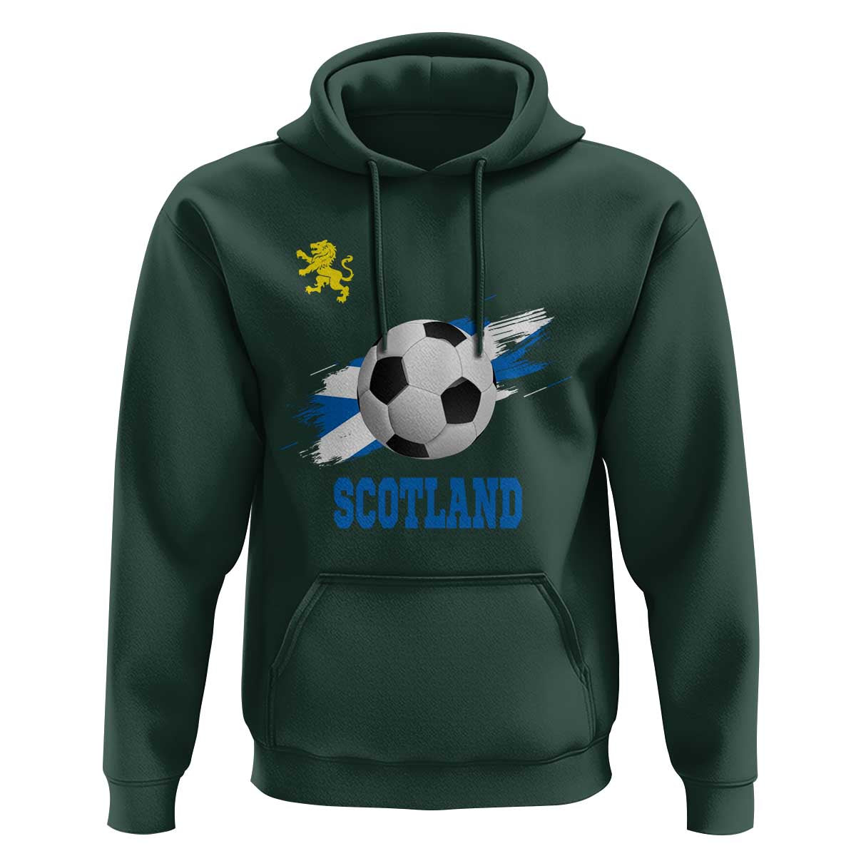 Scotland Soccer Flag Hoodie Scottish Football Fans Pride - Wonder Print Shop
