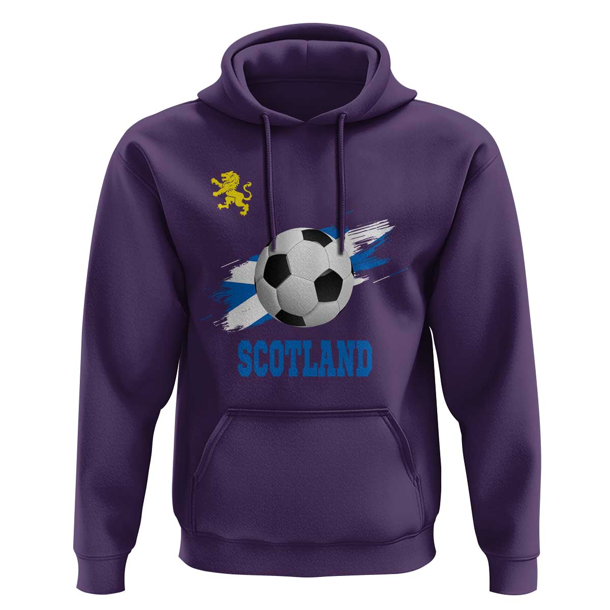 Scotland Soccer Flag Hoodie Scottish Football Fans Pride - Wonder Print Shop