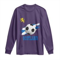 Scotland Soccer Flag Long Sleeve Shirt Scottish Football Fans Pride - Wonder Print Shop