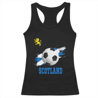Scotland Soccer Flag Racerback Tank Top Scottish Football Fans Pride - Wonder Print Shop