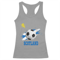 Scotland Soccer Flag Racerback Tank Top Scottish Football Fans Pride - Wonder Print Shop