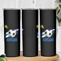 Scotland Soccer Flag Skinny Tumbler Scottish Football Fans Pride - Wonder Print Shop