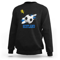 Scotland Soccer Flag Sweatshirt Scottish Football Fans Pride - Wonder Print Shop