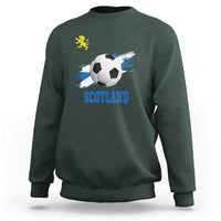 Scotland Soccer Flag Sweatshirt Scottish Football Fans Pride - Wonder Print Shop