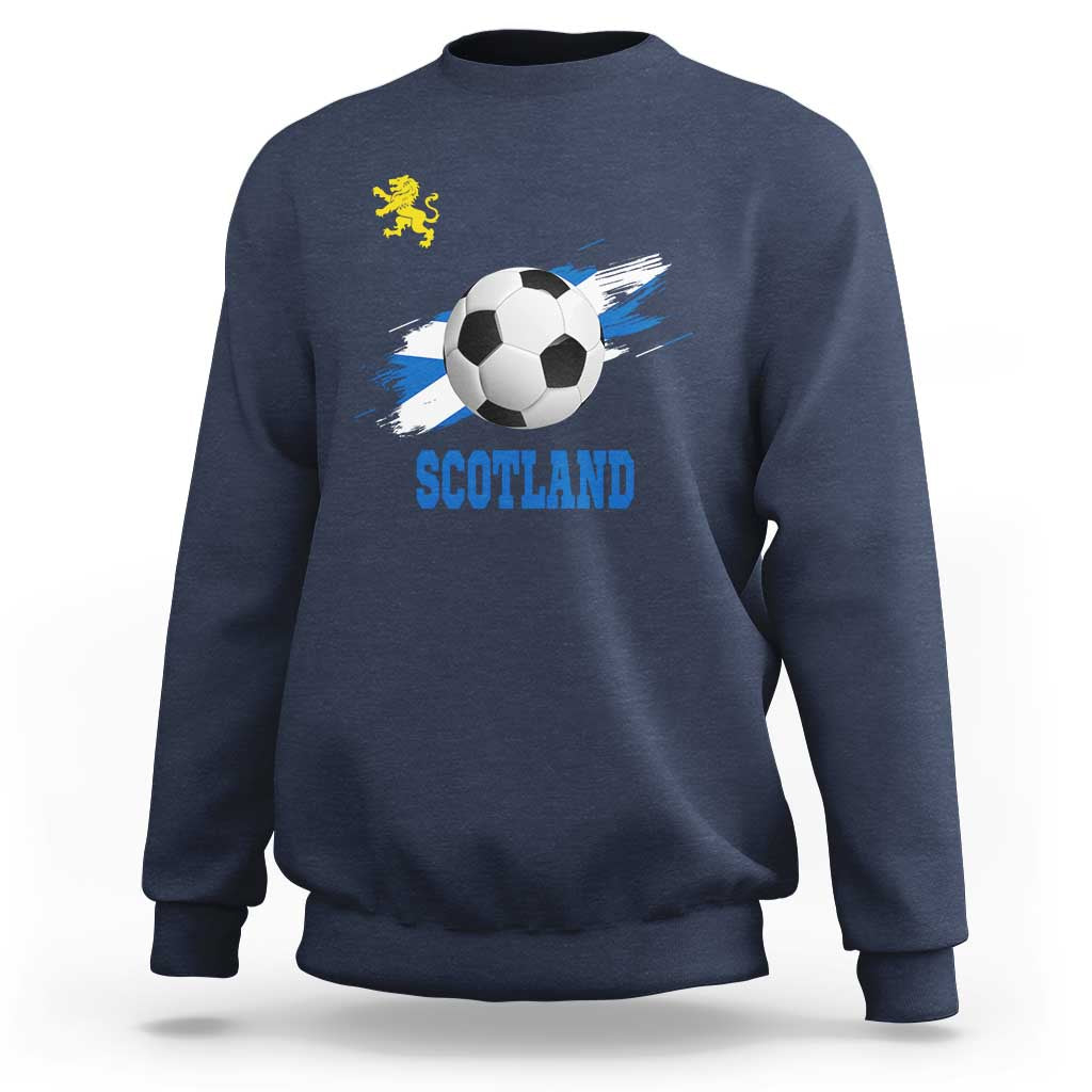 Scotland Soccer Flag Sweatshirt Scottish Football Fans Pride - Wonder Print Shop