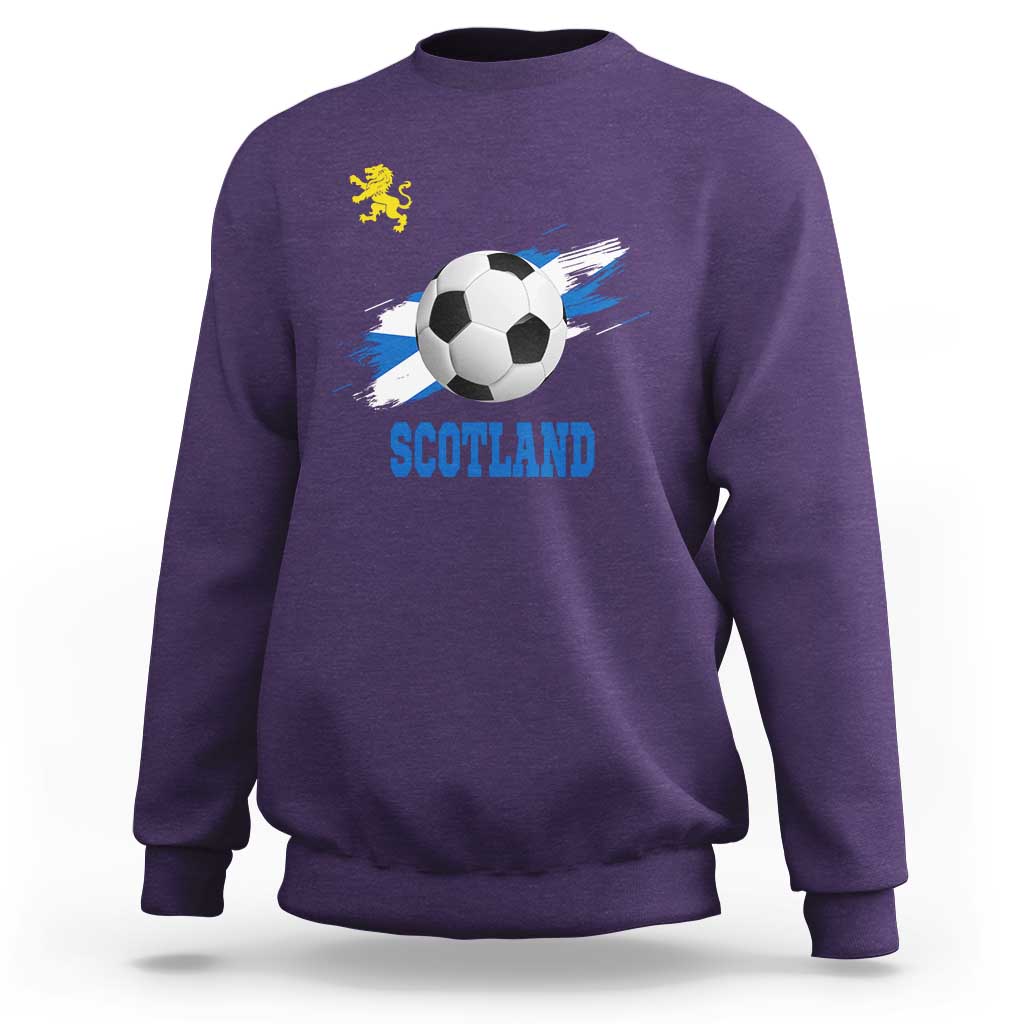 Scotland Soccer Flag Sweatshirt Scottish Football Fans Pride - Wonder Print Shop