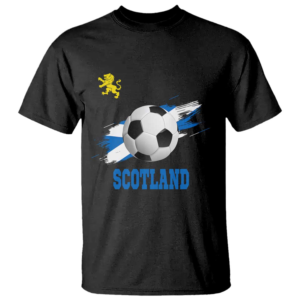 Scotland Soccer Flag T Shirt Scottish Football Fans Pride - Wonder Print Shop