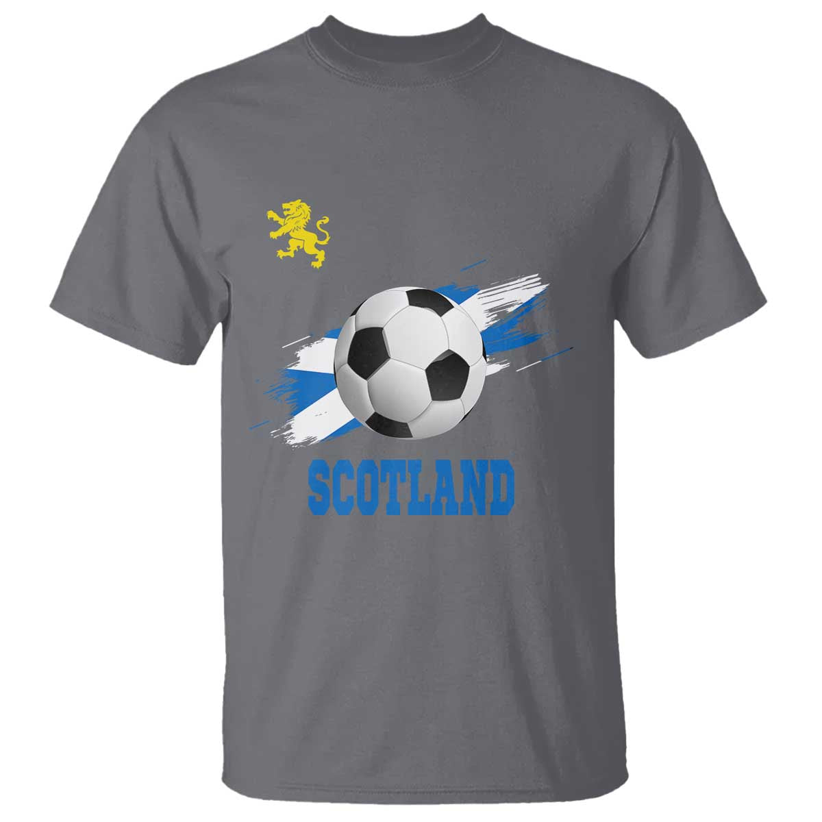 Scotland Soccer Flag T Shirt Scottish Football Fans Pride - Wonder Print Shop