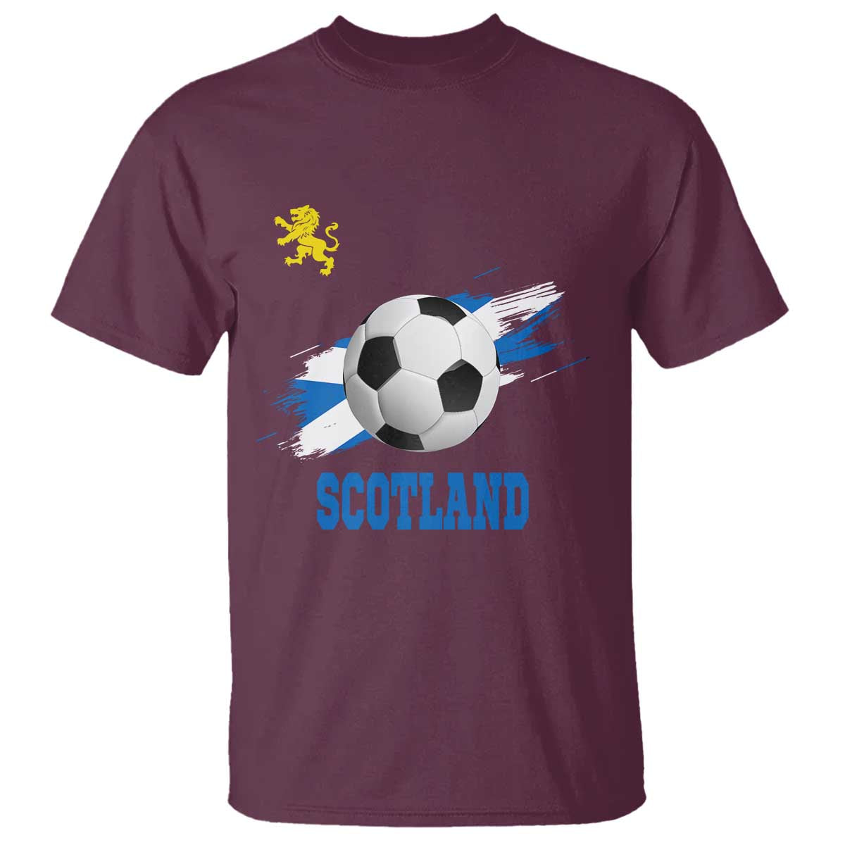 Scotland Soccer Flag T Shirt Scottish Football Fans Pride - Wonder Print Shop