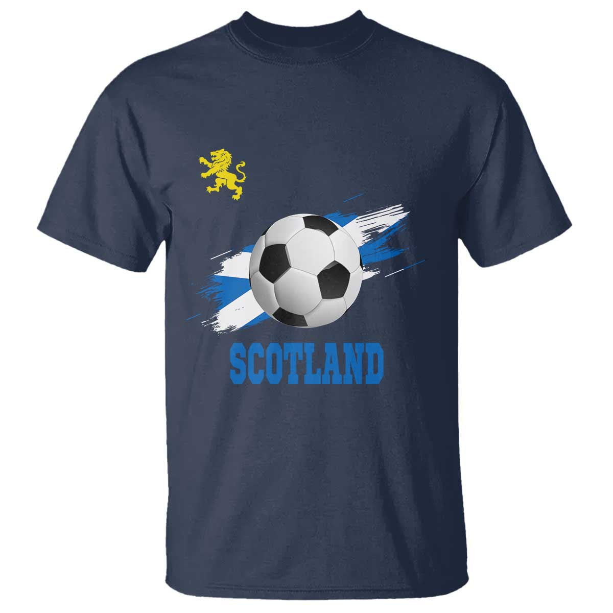 Scotland Soccer Flag T Shirt Scottish Football Fans Pride - Wonder Print Shop
