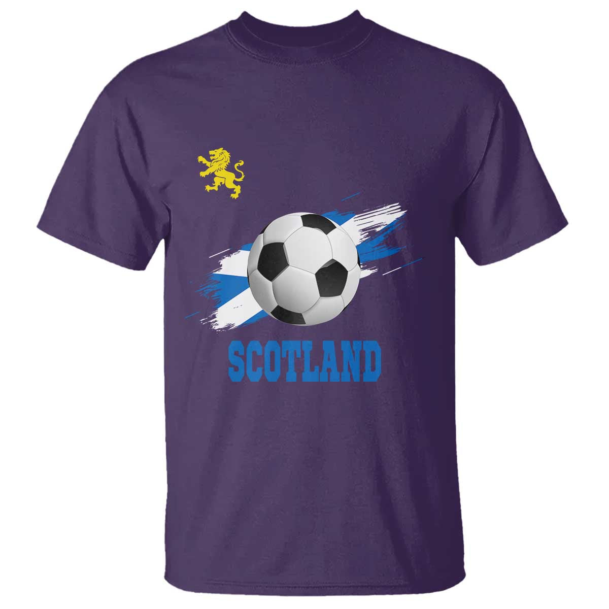 Scotland Soccer Flag T Shirt Scottish Football Fans Pride - Wonder Print Shop